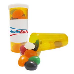 [N29001-JEL-K] Small Pill Bottle Filled w/Assorted Jelly Beans