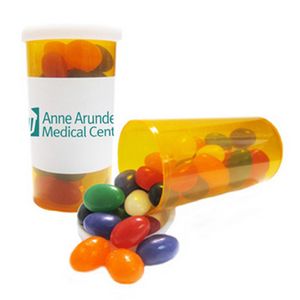 [N29002-JEL-K] Large Pill Bottle Filled w/Assorted Jelly Beans