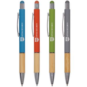[PWT9270-K] Saratoga Bamboo Grip Stylus Pen