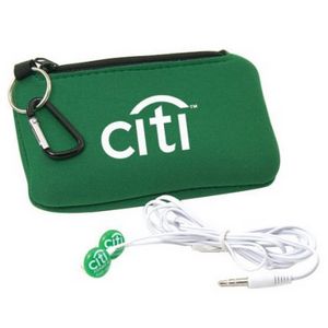 [RAD1424-K] Earbuds in Phone Case- Full Color