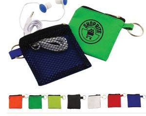 Keychain Pouch w/Earbuds