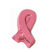 [RIBBON-K] Molded Chocolate Awareness Ribbon (1 Oz.)