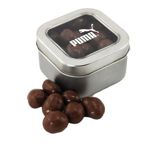 Window Tin w/Choc Peanuts