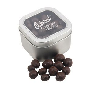 [SBF2700-026-K] Window Tin w/Choc Espresso Beans