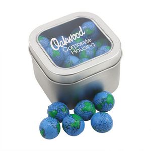 [SBF2700-027-K] Window Tin w/Chocolate Globes