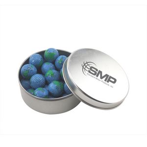 [SBF3000-027-K] Round Tin w/Chocolate Globes