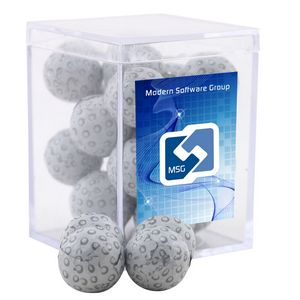 [SBF3210-032-K] Acrylic Box w/Chocolate Golf Balls