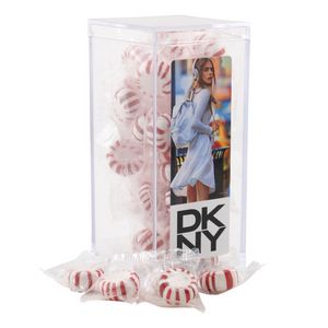 [SBF3220-001-K] Large Rectangle Acrylic Candy Box w/Starlight Peppermints