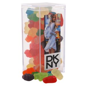 [SBF3220-011-K] Large Rectangle Acrylic Candy Box w/Gummy Bears