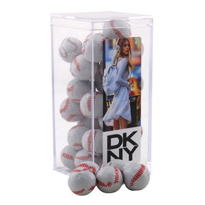 [SBF3220-029-K] Acrylic Box w/Chocolate Baseballs