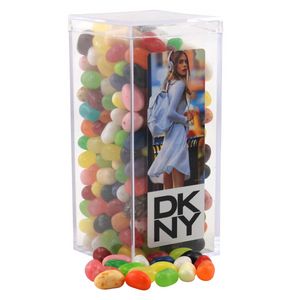 [SBF3220-071-K] Large Rectangle Acrylic Candy Box w/Jelly Belly® Jelly Beans