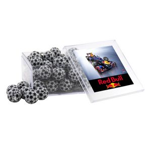 [SBF3230-030-K] Acrylic Box w/Chocolate Soccer Balls