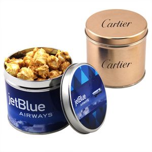 [SBF4100-037-K] Round Tin w/Caramel Popcorn