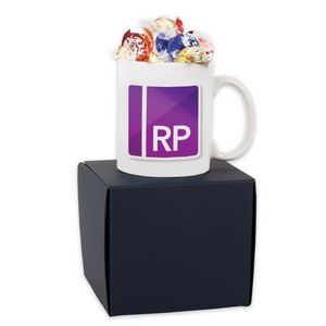 Modern Gift Box Mug Set w/Lindt® Chocolate