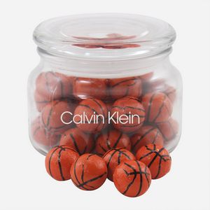 [SG200-033-K] Jar w/Chocolate Basketballs