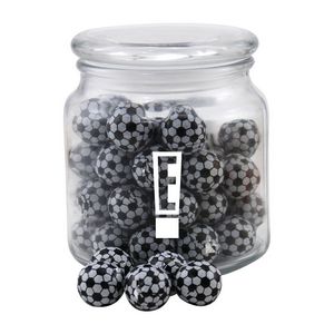 [SG400-030-K] Jar w/Chocolate Soccer Balls