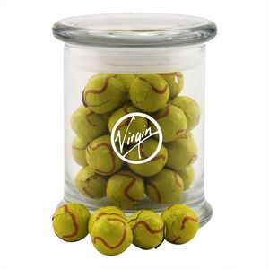 [SG700-031-K] Jar w/Chocolate Tennis Balls