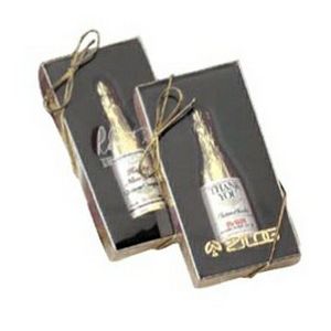 [SN1500-K] Chocolate Champagne Bottle 1 Oz.
