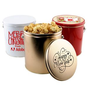 [TG110-K] 1 Gallon Gift Tin w/Caramel Popcorn