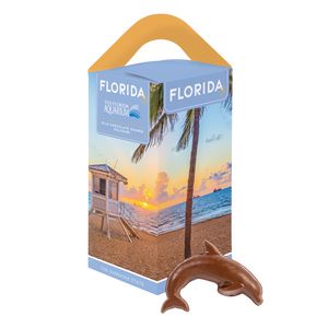 [TOT-FLA-K] Souvenir Tote Box with Dolphin Shaped Chocolate