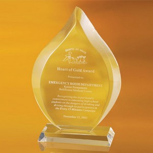 [TPH270-K] Flame Shaped Award