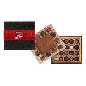 [TR16-B1-K] Medium Deluxe Gift Box with Horizontal Full Color Band