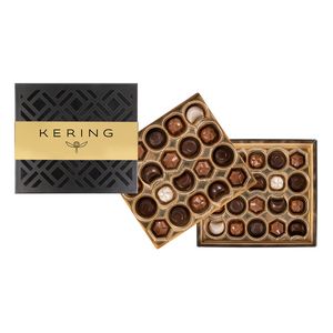 [TR16-GBG-K] Gourmet Truffles Gift Box Gold Band - 40 pc