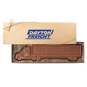 [TRAILER-1LB-K] Molded Chocolate Tractor Trailer