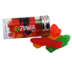 [TRB610-011-K] 3" Small Candy Tube w/Gummy Bears