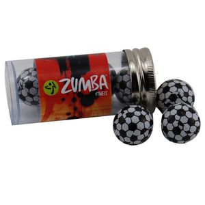 [TRB610-030-K] Tube w/Choc Soccer Balls