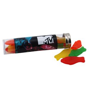 [TRB660-011-K] 6" Large Candy Tube w/Gummy Bears