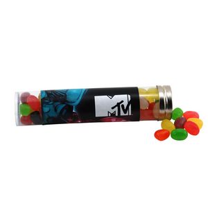 6" Large Candy Tube w/Assorted Jelly Beans