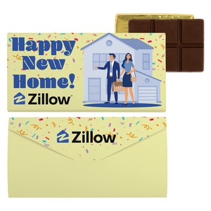 [WB1-ENV-K] Embossed Chocolate 3 Bar Envelope
