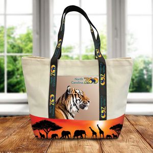[BGE4250-K] Custom Large rPET Canvas Tote