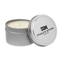 Large Silver Tin Aromatherapy Candle