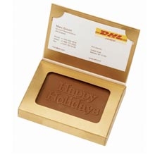 [EC1-INV-K] Custom Molded Chocolate in Business Card Box