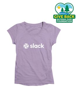 [L85026-K] ACE Ladies' Slub Scoop Neck T-Shirt