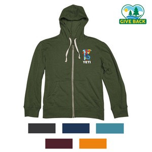 [L85029A-K] America250 ACE Men's Super Soft Whisper Fleece Full Zip Hoodie