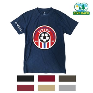 [L85030WC-K] Soccer ACE Slub T-Shirt S/S Crew Neck - Unisex
