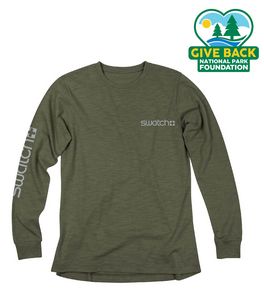 [L85063-K] ACE Ladies' Long Sleeve Slub T-Shirt