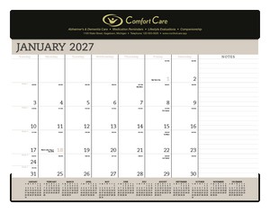 Triumph® Calendars Vinyl Desk Pad