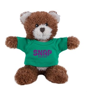 [CT847-01] Chelsea Teddy Bear™ Baxter - 8" Plush (Black - Tshirt)
