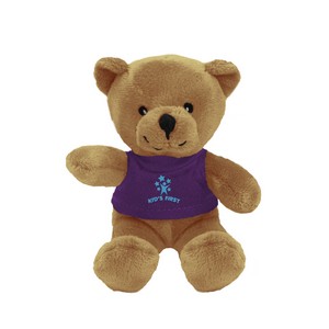[VPLS002-01] Chelsea Teddy Bear™ Color Bears - 5.5" Plush (Black - Tshirt)