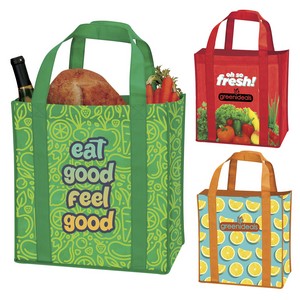 [15601] Universal Source® Laminated Non-Woven Grocery Tote