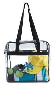 [15762] Good Value™ Clear Zippered Tote