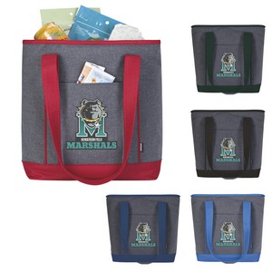 [15845C] Koozie® Two-Tone Lunch-Time Cooler Tote