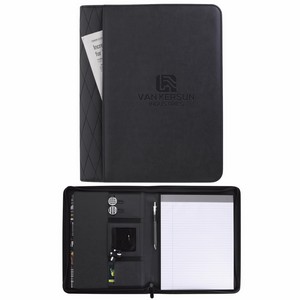 [15949] Stitch Zippered Padfolio