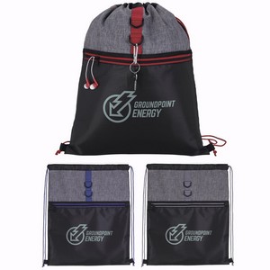 [15967] Stand Alone Drawstring Backpack