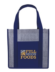 Good Value™ Laminated Heathered Non-Woven Grocery Tote