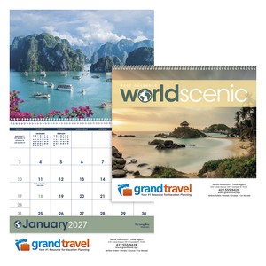 Triumph® Calendars World Scenic Calendar